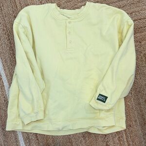Daily Drills Yellow Crew Neck Sweater